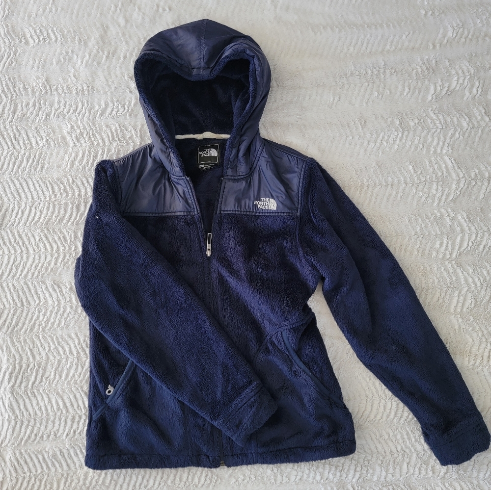 Women's north face fleece jacket. Navy